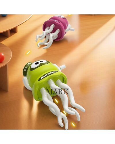 Детская игрушка Танцующий осьминог со звуком и светом розовый 726, Зеленый (OX)