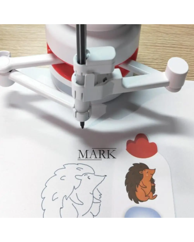 Умный робот для рисования с учебными кассетами-карточками для рисования (1-5)