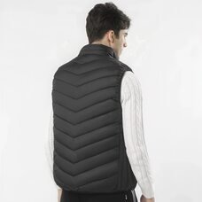 Подогревающая жилетка с электроподогревом от павербанка USB 9 зон Размер XL