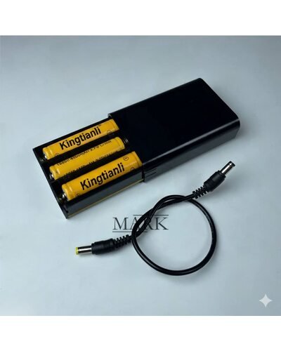 Портативное ИБП UPS/УПС ZL2017 для роутера 12В, на 3 Kingtianli аккумулятора (9000mAh)