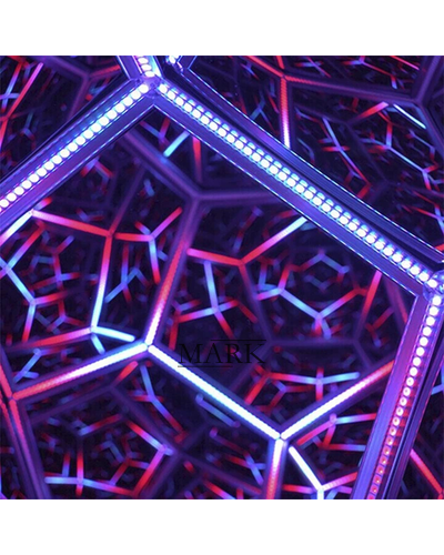 Светодиодный ночник 7 цветов Colorful Light RGB 3D SP620E Додекаэдр 12V USB (ILF)