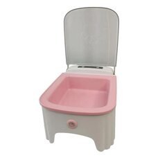 Автоматична годівниця для котів та собак з герметичною кришкою та знімною чашею 23×16.5×11 см Рожевий (205)