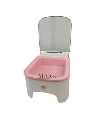 Автоматическая кормушка для кошек и собак с герметичной крышкой и съемной чашей 23×16,5×11 см Розовый (205)