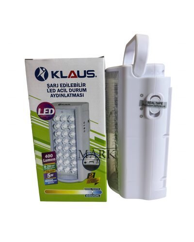 Кемпинговый аккумуляторный светодиодный фонарик-повербанк с зарядкой «Klaus» 24LED 4000mA 6V