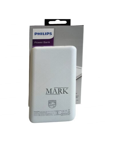 Портативное зарядное устройство повербанк Philips Power Bank 10000mAh Ultra Compact