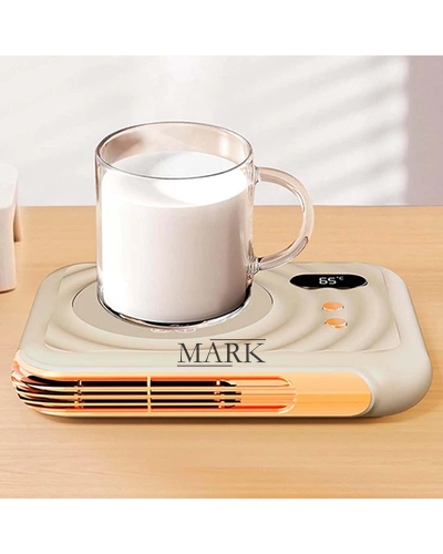 Настольный подогреватель-подставка для чашек ST-08 Бежевый (205)