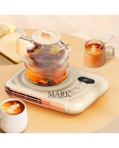 Настольный подогреватель-подставка для чашек ST-08 Бежевый (205)