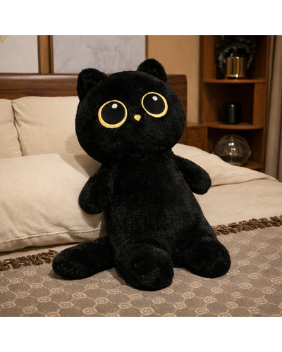 Детская мягкая плюшевая игрушка Черный кот 60 см 360-T-9 (360T)