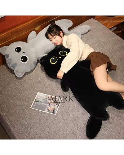 Детская мягкая плюшевая игрушка Черный кот 60 см 360-T-9 (360T)