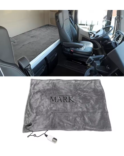 Электропростынь для автомобиля от прикуривателя 160×150 см MA703 Серый (ARSH)