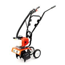 Бензиновий мотокультиватор для обробки землі з об'ємом двигуна ширина культивації 30 см Husqvarna 557 R62см3