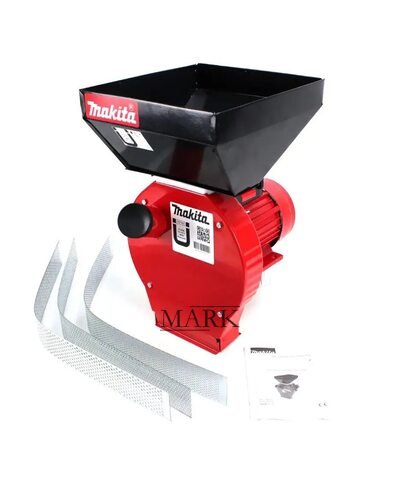 Зернодробилка Makita EFS 4200 (4.2 кВт, 280 кг/ч) кормоизмельчитель для зерна и початков кукурузы