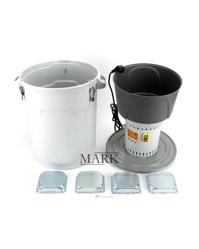 Зернодробилка Фермер КРВ-3400/50L (1.3 кВт, 400 кг/ч, 50 л) мощный кормоизмельчитель для зерна и кормовых культур