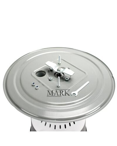 Зернодробилка Фермер КРВ-3400/60L (1.3 кВт, 400 кг/ч, 60 л) мощный кормоизмельчитель для зерна и кормовых культур