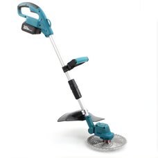 Профессиональный садовый аккумуляторный триммер с безщеточным двигателем и регулировкой штанги Makita UR2000DWAE (48V, 6AH)