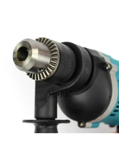 Ударный дрель с набором сверл, бит, камней кейс для хранения MAKITA HP1630 (710 ВТ, 0-3200 ОБ./МИН.)