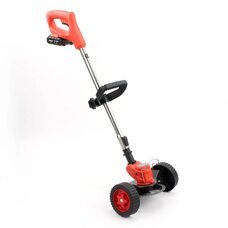 Портативний акумуляторний тример на колесах з 2 змінними АКБ KIYOSHI (18V, 6AH)