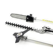 Портативная садовая бензиновая мотокоса-кусторез со сменными насадками набор 4в1 "Honda GX35 (4 такта, 3.5 кВт, труба 26 мм)"