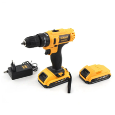 Ударный аккумуляторный беспроводной шуруповерт с инструментами и кейсом для хранения 2 аккумулятора в комплекте DeWALT DCD791 (24V, 5AH)