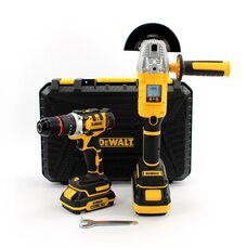Безщітковий набір 2в1 DeWalt 36V - Шуруповерт DCD796 та Болгарка DCG417N з поворотною функцією