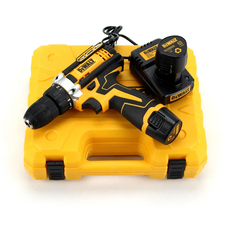 Аккумуляторный беспроводной шуруповерт с кейсом для хранения 2 аккумулятора в комплекте DeWALT DCF680G2F (12V, 2AH)