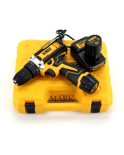 Аккумуляторный беспроводной шуруповерт с кейсом для хранения 2 аккумулятора в комплекте DeWALT DCF680G2F (12V, 2AH)