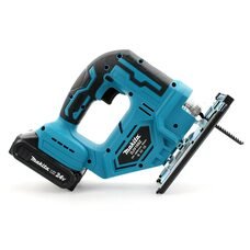 Портативний потужний професійний лобзик з 2 змінними АКБ та пластиковим кейсом Makita DJV180Z (24V, 5AH)