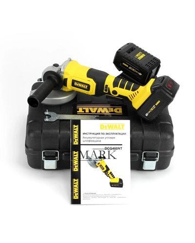 Аккумуляторная болгарка DEWALT DCG405NT (48V, 6Ah) с регулятором оборотов Аккумуляторная болгарка DEWALT DCG405NT (48V, 6Ah) с регулятором оборотов