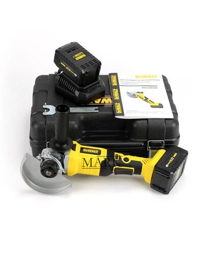 Аккумуляторная болгарка DEWALT DCG405NT (48V, 6Ah) с регулятором оборотов Аккумуляторная болгарка DEWALT DCG405NT (48V, 6Ah) с регулятором оборотов