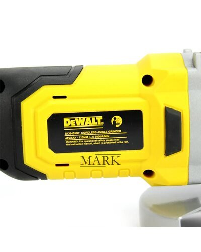 Аккумуляторная болгарка DEWALT DCG405NT (48V, 6Ah) с регулятором оборотов Аккумуляторная болгарка DEWALT DCG405NT (48V, 6Ah) с регулятором оборотов