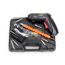 Портативна акумуляторна викрутка з підсвічуванням робочої зони та пластиковим кейсом DeWalt DCF680G1