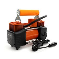 Мощный двухпоршневой автомобильный компрессор с пластиковым кейсом в комплекте Bosch 12V