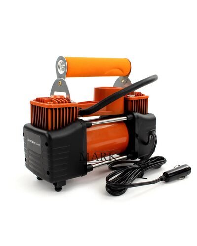 Мощный двухпоршневой автомобильный компрессор с пластиковым кейсом в комплекте Bosch 12V