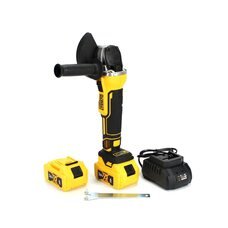 Акумуляторна кутова шліфмашина DeWalt DCG409P2 (36V, 5AH) 800 Вт, 9000 об/хв