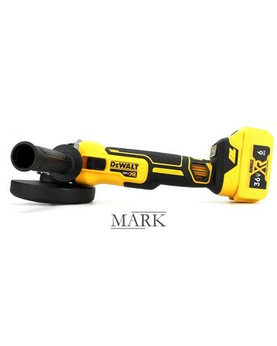 Аккумуляторная угловая шлифмашина DeWalt DCG409P2 (36V, 5AH) 800 Вт, 9000 об/хв Аккумуляторная угловая шлифмашина DeWalt DCG409P2 (36V, 5AH) 800 Вт, 9000 об/хв