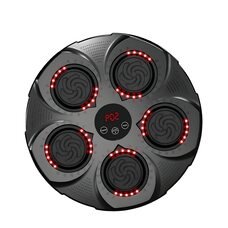 Настінний інтелектуальний музичний боксерський тренажер з рукавичками та підсвічуванням + 9 режимів та 9 швидкостей CHM-001