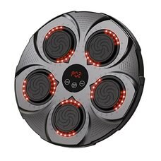 Настінний інтелектуальний музичний боксерський тренажер з рукавичками та підсвічуванням + 9 режимів та 9 швидкостей CHM-001