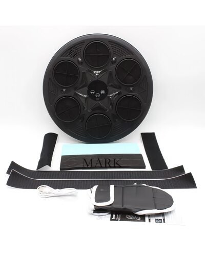 Музыкальный боксерский тренажер (36х36 см), настенный с Bluetooth и подсветкой, USB Type-C
