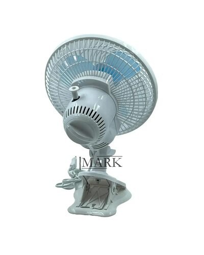 Настольный вентилятор Wimpex WX707 на прищепке 50 Вт, диаметр лопастей 18 см, работает от сети, Белый (243)