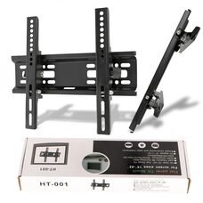 Настенный кронштейн для ТВ 15-42 дюймов, до 40 кг HT-001, Черный (ЖЯ)