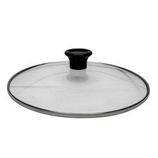 Універсальна кухонна скляна прозора кришка для каструль та пателень 19,2 см