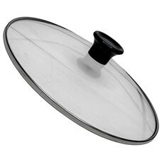 Універсальна кухонна скляна прозора кришка для каструль та пателень 19,2 см