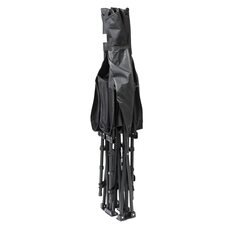 Універсальний розкладний шезлонг для відпочинку в саду та на пляжі 68см х 190см Чорний (626)