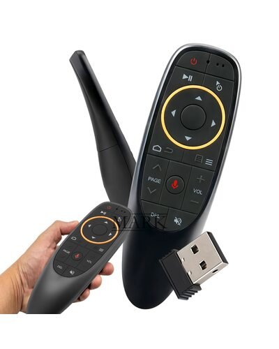 Пульт Air Mouse G10S с гироскопом для смарт-телевизоров, приставок, пк, ноутбуков (ЖЯ)