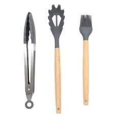 Універсальний силіконовий багатофункціональний набір кухонного приладдя Kitchen Set 12 предметів Сірий (HA-50)