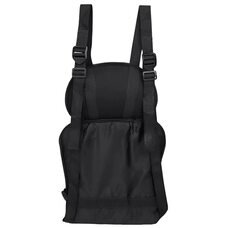 Універсальне безкаркасне дитяче автокрісло з підголовником та ременями від 1 до 5 років Синій з зірками (ЖЯ)