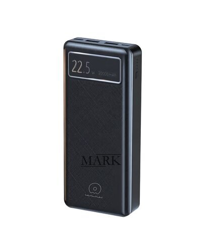Портативное зарядное устройство WUW Y100 Power Bank 20000mAh PD+QC3.0 22.5W, быстрая зарядка, Черный