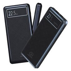 Портативное зарядное устройство WUW Y100 Power Bank 20000mAh PD+QC3.0 22.5W, быстрая зарядка, Черный