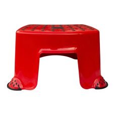 Дитячий пластиковий табурет-підставка з антиковзними ніжками Irak Plastik СМ-520, Червоний (DRK)