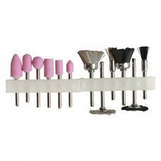 Універсальний набір різних видів насадок для гравера 12 од. (бормашини) (ЖЯ)